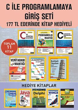C ile Programlamaya Giriş Seti (11 Kitap)