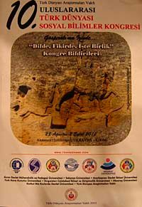 10. Uluslararası Türk Dünyası Sosyal Bilimler Kongresi