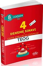 8. Sınıf 2. Dönem TEOG 4 Deneme Sınavı+ Çıkmış Sorular ve Çözümleri