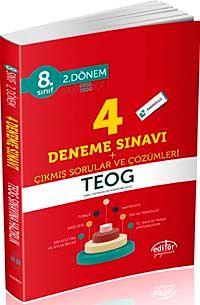 8. Sınıf 2. Dönem TEOG 4 Deneme Sınavı+ Çıkmış Sorular ve Çözümleri
