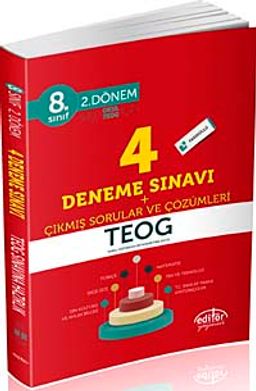 8. Sınıf 2. Dönem TEOG 4 Deneme Sınavı+ Çıkmış Sorular ve Çözümleri