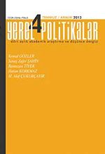 Yerel Politikalar Akademik Araştırma ve Düşünce Dergisi Yıl:1 Sayı:4 Temmuz-Aralık 2013