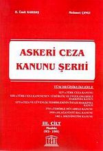 Askeri Ceza Kanunu Şerhi (3.Cilt)