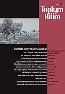 Toplum ve Bilim Sayı:131 / Sınırlar ve Türkiye'de Sınır Çalışmaları