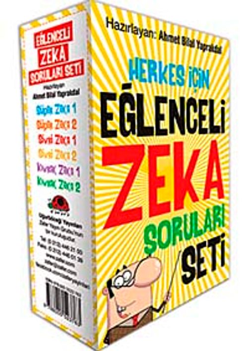 Herkes İçin Eğlenceli Zeka Soruları Seti (6 Kitap) (Ahmet Bilal