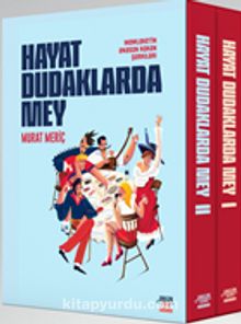 Hayat Dudaklarda Mey (2 Kitap Takım) & Memleketin Anason Kokan Şarkıları - Murat Meriç