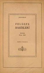 Felsefe Bahisleri (2-G-24)