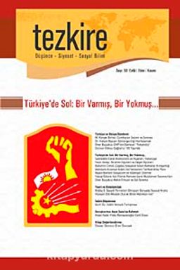 Tezkire Düşünce-Siyaset-Sosyal Bilim Dergisi Sayı:50 Eylül-Ekim- Kasım