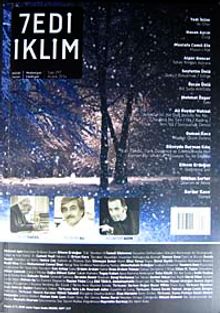 7edi İklim Sayı:297 Aralık 2014 Kültür Sanat Medeniyet Edebiyat Dergisi