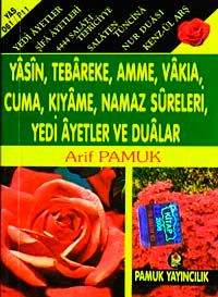 Yasin, Tebareke Amme, Vakia, Cuma, Kıyame, Namaz Sureleri, Yedi Ayetler ve Dualar (Yas-061/P11) Mini Cep Boy
