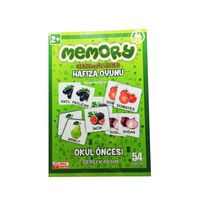 Memory Hafıza Oyunu Meyveler ve Sebzeler 54 Parça (Kzl 143)