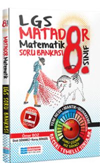 8. Sınıf LGS Matematik Matador Video Çözümlü Soru Bankası