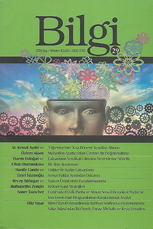 Bilgi Sosyal Bilimler Dergisi Sayı: 29