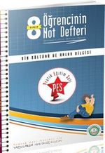 8. Sınıf Pes Din Kültürü ve Ahlak Bilgisi Öğrencinin Not Defteri