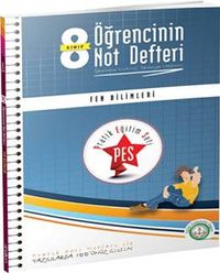 8.Sınıf Pes Fen Bilimleri Öğrencinin Not Defteri