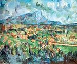 St. Victoire Dağı / Paul Cezanne (CPA 003-30x35) (Çerçevesiz)