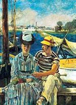 Argenteuil-1874 / Edouard Manet (MAE 001-70x100) (Çerçevesiz)