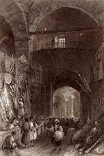 Kapalıçarşı Silah Pazarı / William Henry Barrlett (GRV 056-60x90) (Çerçevesiz)