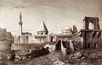 Konya Aladdin Camii Ve Köşkü / Charles Texier (GRV 119-40x65) (Çerçevesiz)