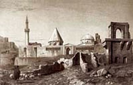 Konya Aladdin Camii Ve Köşkü / Charles Texier (GRV 119-40x65) (Çerçevesiz)