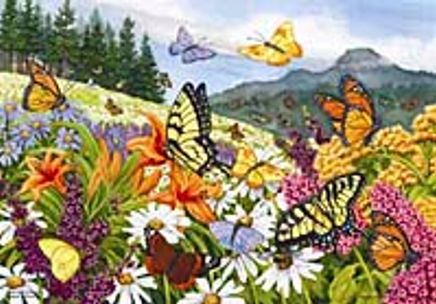 Kelebekler Vadisi 500 Parça (34x48-Kod:3527)