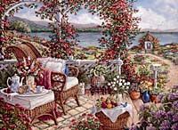 Verenda'da Kahvaltı 1000 Parça (48x66-Kod:3086)