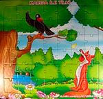 Karga ile Tilki Yapboz / Klasik Masallar Puzzle Dizisi