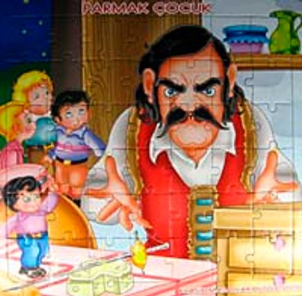Parmak Çocuk Yapboz / Klasik Masallar Puzzle Dizisi