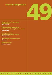 Felsefe Tartışmaları Sayı: 49