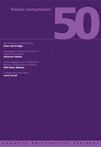 Felsefe Tartışmaları Sayı: 50