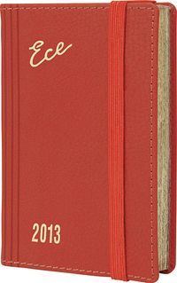 2013 Ece Ajanda - Muhtıra Serisi 2DL Cep (Ürün Kod:2) Kırmızı