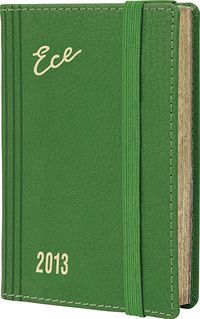 2013 Ece Ajanda - Muhtıra Serisi 2DL Cep (Ürün Kod:2) Yeşil