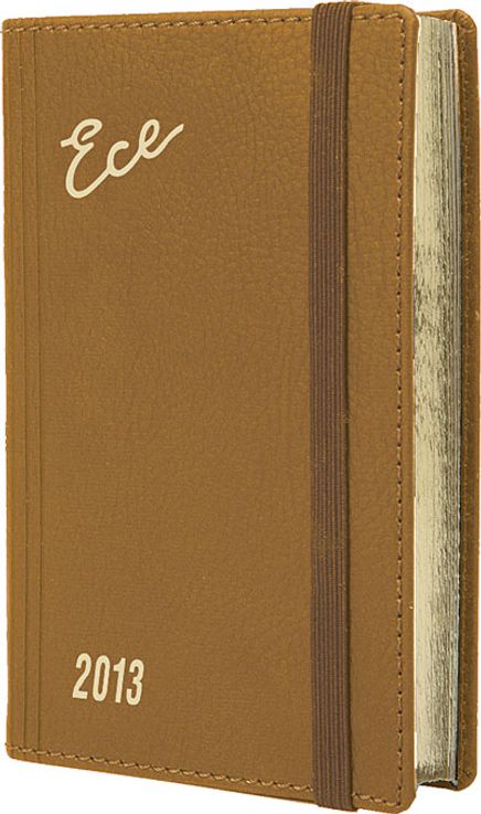 2013 Ece Ajanda - Muhtıra Serisi 5DL Cep (Ürün Kod:5) Taba