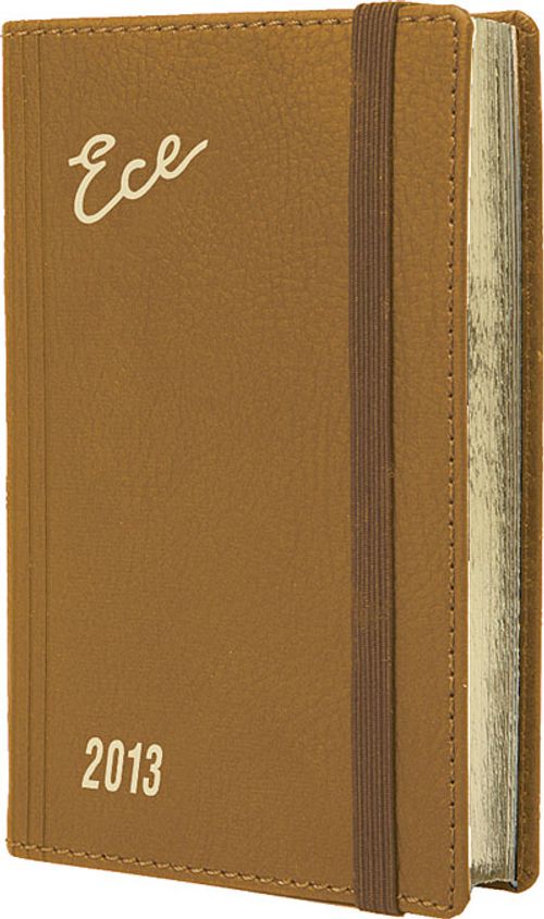 2013 Ece Ajanda - Muhtıra Serisi 5DL Cep (Ürün Kod:5) Taba