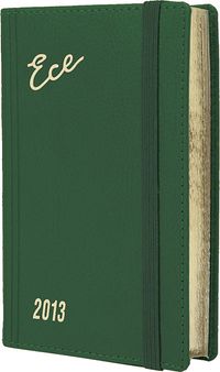 2013 Ece Ajanda - Muhtıra Serisi 5DL Cep (Ürün Kod:5) Yeşil