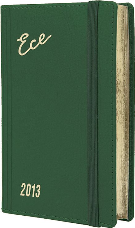 2013 Ece Ajanda - Muhtıra Serisi 5DL Cep (Ürün Kod:5) Yeşil