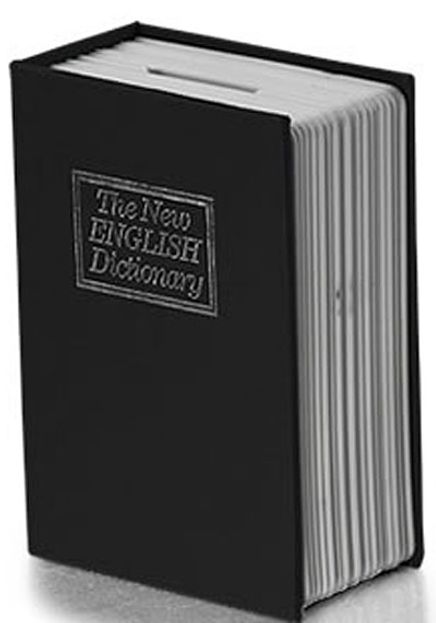 Kitap Şeklinde Kumbara (Siyah)