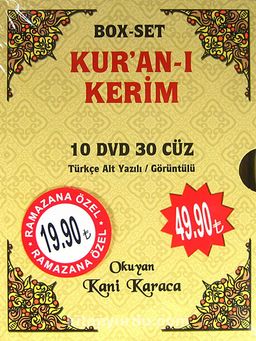 Kur'an-ı Kerim (10 Dvd 30 Cüz Türkçe Alt Yazılı - Görüntülü)