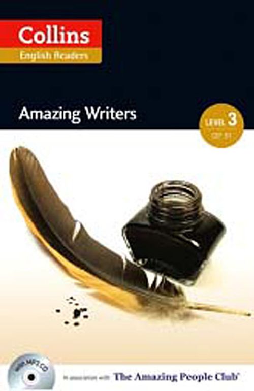 Collins English Readers Amazing Writers +CD (A.People Readers 3) B1